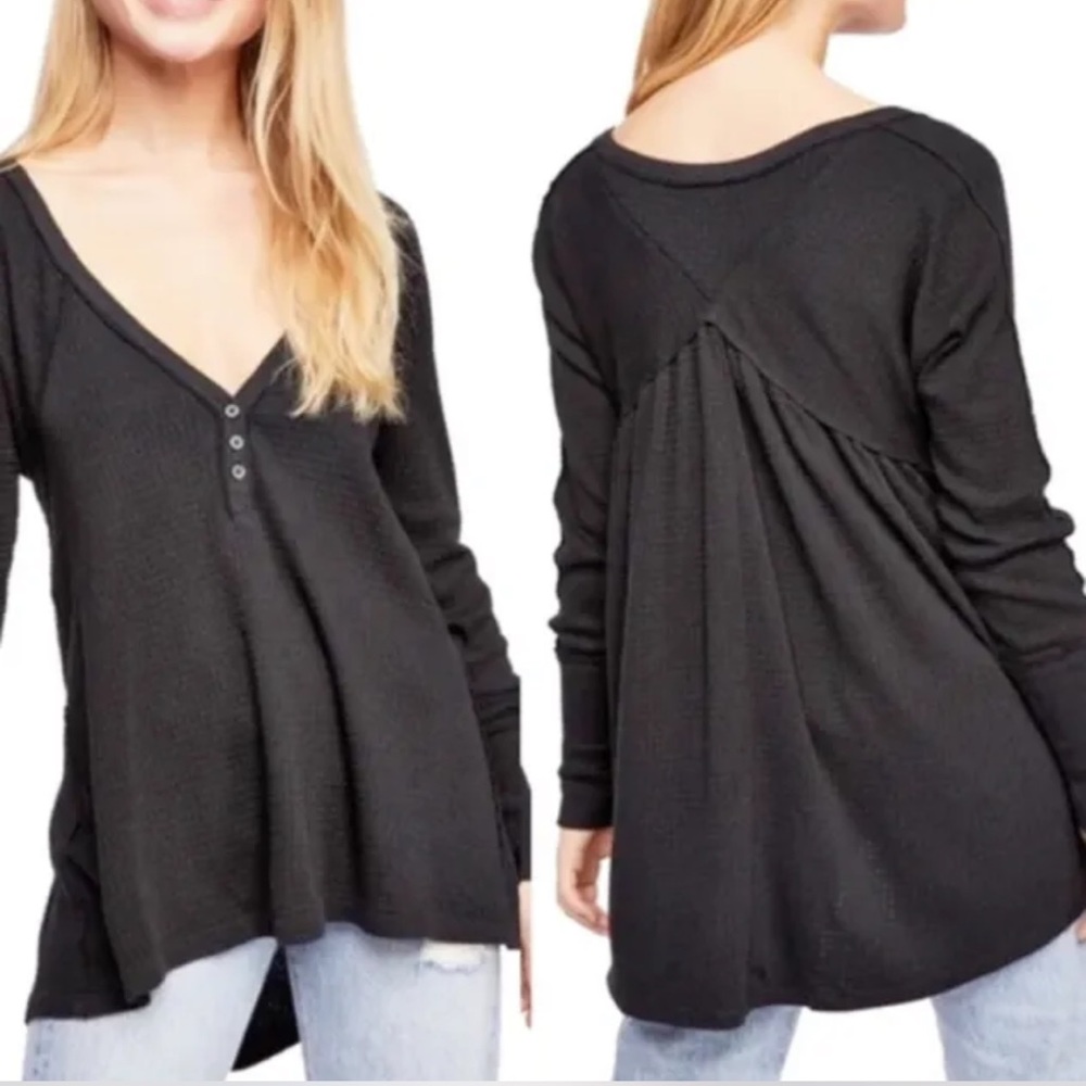 Free People We the Free Citrine Textured Top